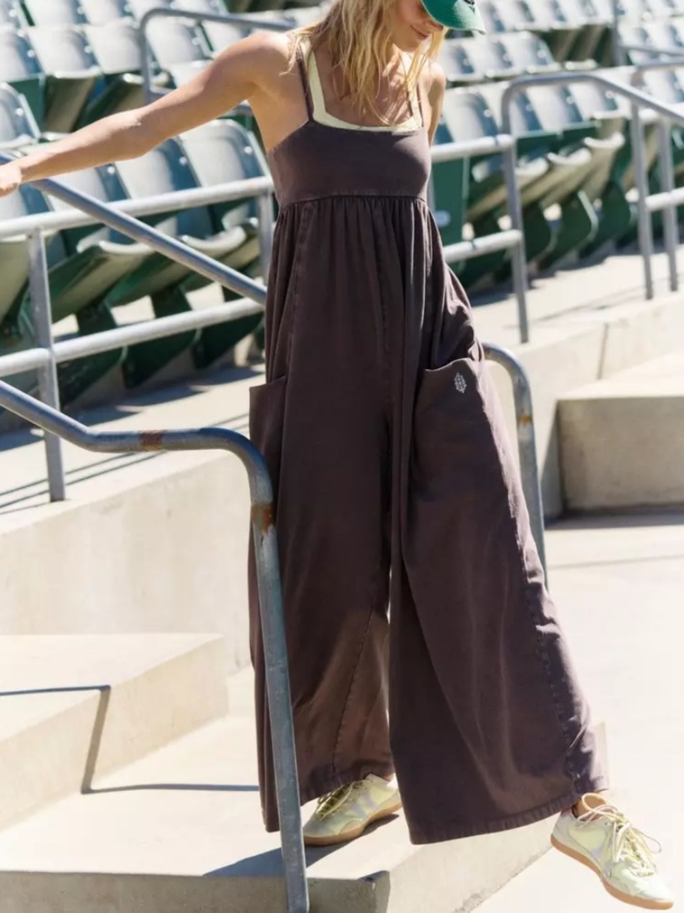 Free People Hot Shot Strappy Onesie